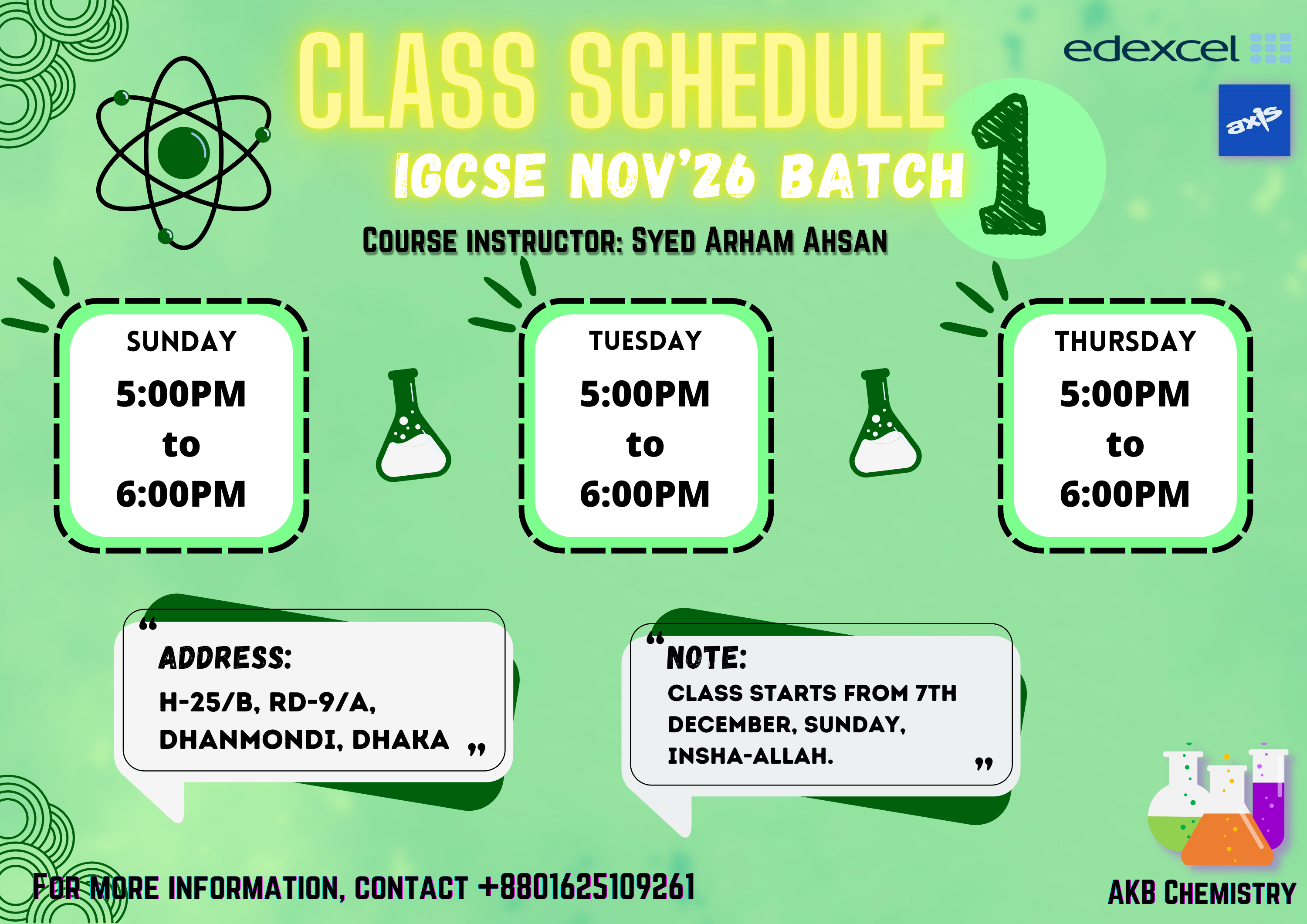 IGCSE November 2026 Timing